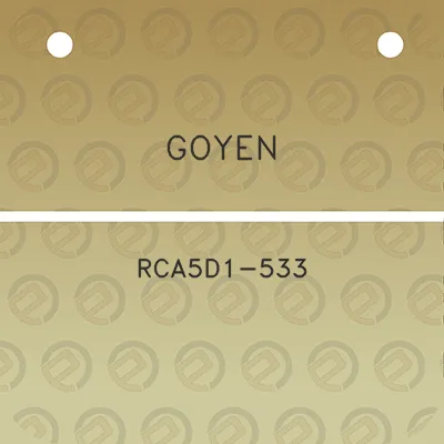 goyen-rca5d1-533