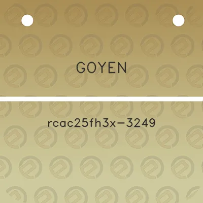 goyen-rcac25fh3x-3249