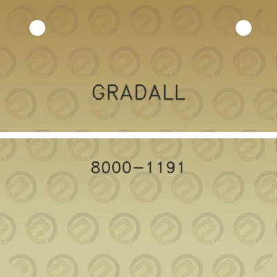 gradall-8000-1191