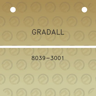 gradall-8039-3001