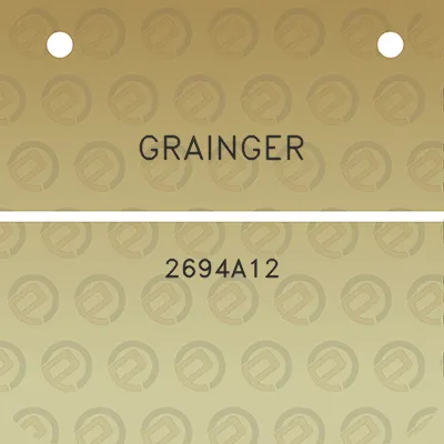 grainger-2694a12