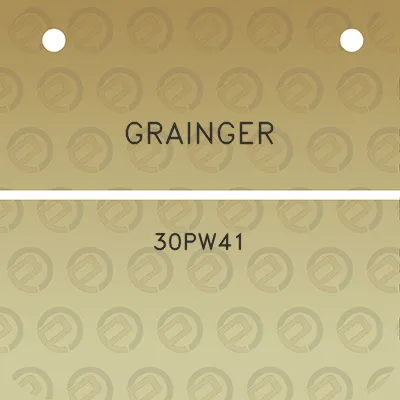 grainger-30pw41