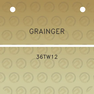 grainger-36tw12