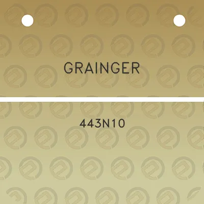 grainger-443n10