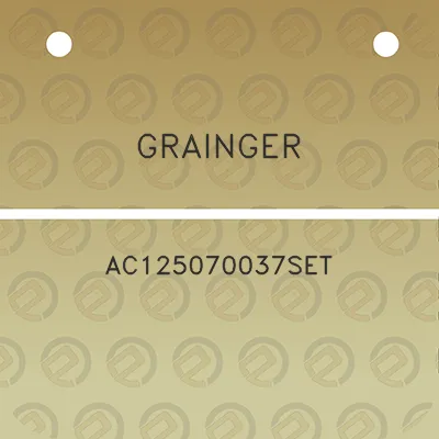 grainger-ac125070037set