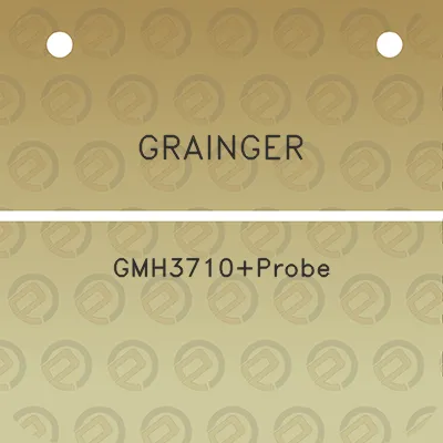 grainger-gmh3710probe