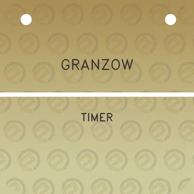 granzow-timer