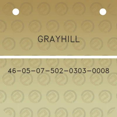 grayhill-46-05-07-502-0303-0008