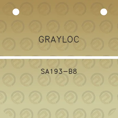 grayloc-sa193-b8