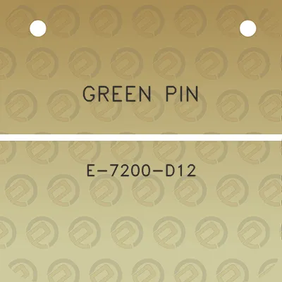 green-pin-e-7200-d12