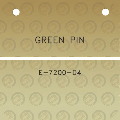 green-pin-e-7200-d4