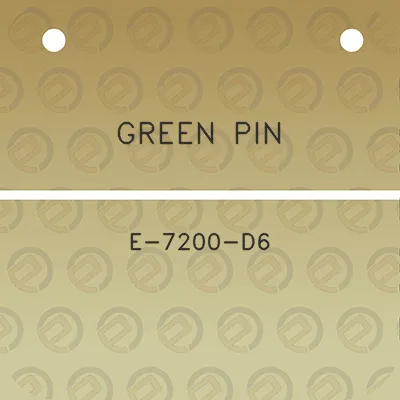 green-pin-e-7200-d6