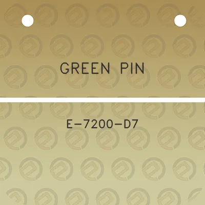 green-pin-e-7200-d7