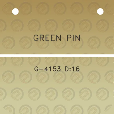 green-pin-g-4153-d16