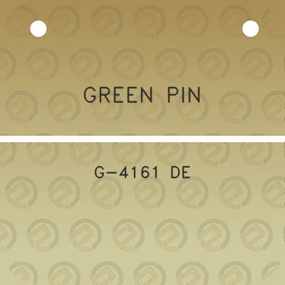 green-pin-g-4161-de