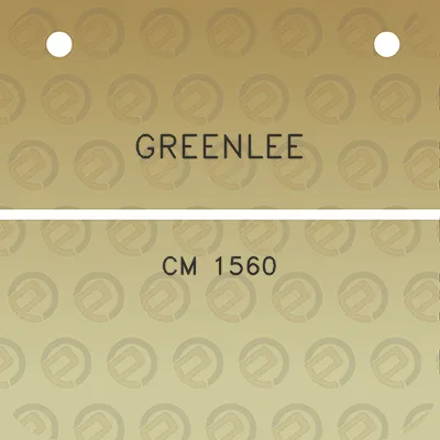 greenlee-cm-1560