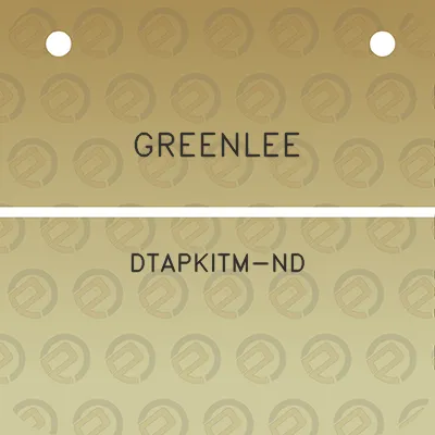 greenlee-dtapkitm-nd