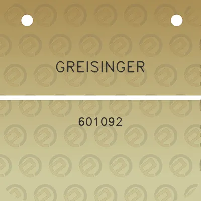 greisinger-601092