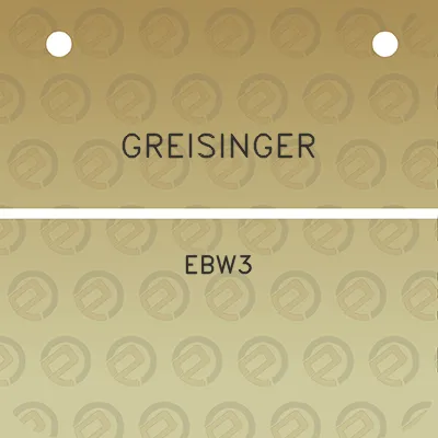 greisinger-ebw3