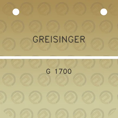 greisinger-g-1700