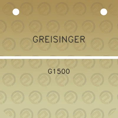 greisinger-g1500