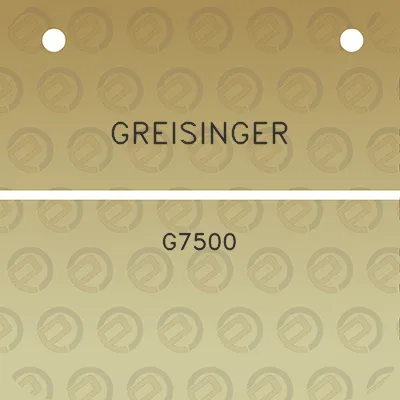 greisinger-g7500