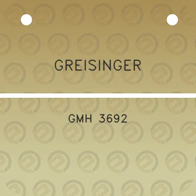 greisinger-gmh-3692