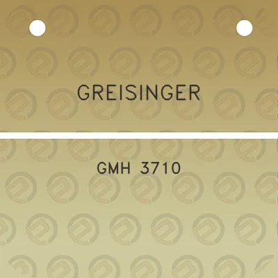 greisinger-gmh-3710