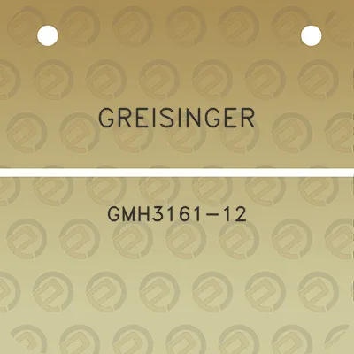 greisinger-gmh3161-12