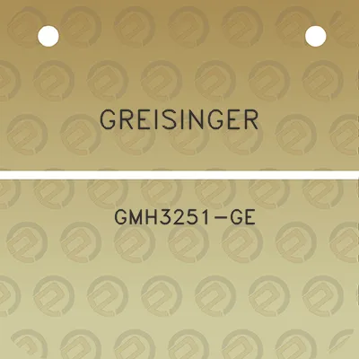 greisinger-gmh3251-ge