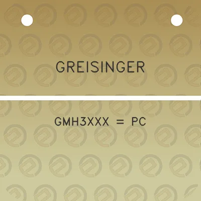 greisinger-gmh3xxx-pc