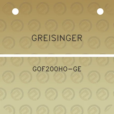 greisinger-gof200ho-ge