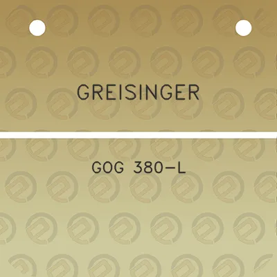 greisinger-gog-380-l