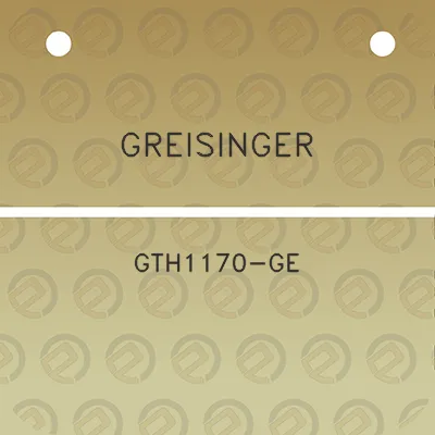 greisinger-gth1170-ge