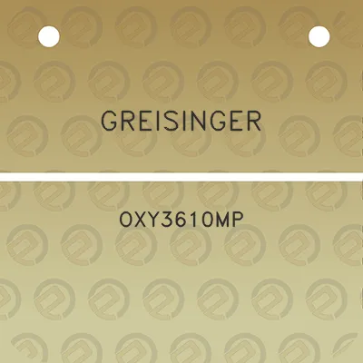 greisinger-oxy3610mp