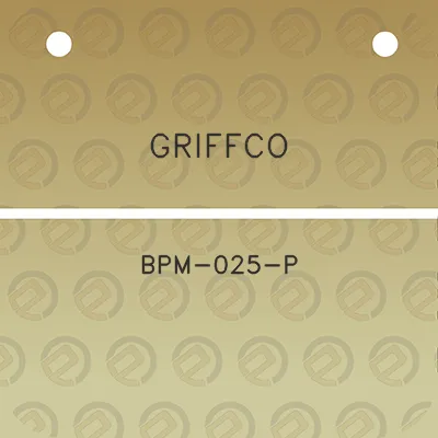 griffco-bpm-025-p