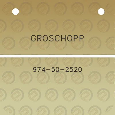 groschopp-974-50-2520