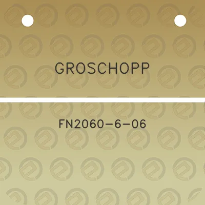 groschopp-fn2060-6-06