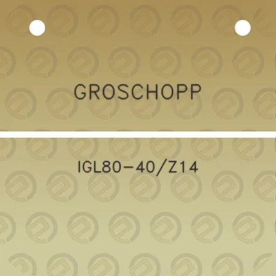 groschopp-igl80-40z14