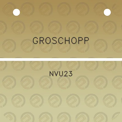 groschopp-nvu23