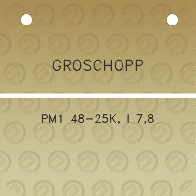 groschopp-pm1-48-25k-i-78