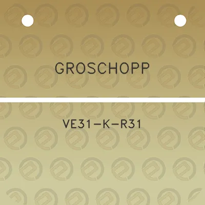 groschopp-ve31-k-r31