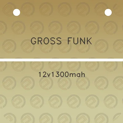 gross-funk-12v1300mah