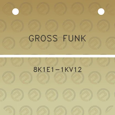 gross-funk-8k1e1-1kv12