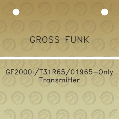 gross-funk-gf2000it31r6501965-only-transmitter