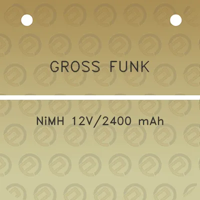 gross-funk-nimh-12v2400-mah