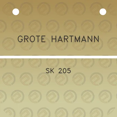 grote-hartmann-sk-205