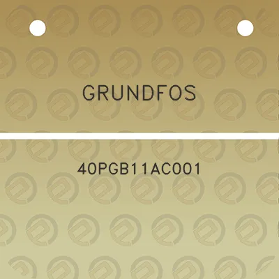 grundfos-40pgb11ac001