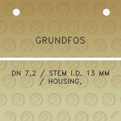 grundfos-dn-72-stem-id-13-mm-housing