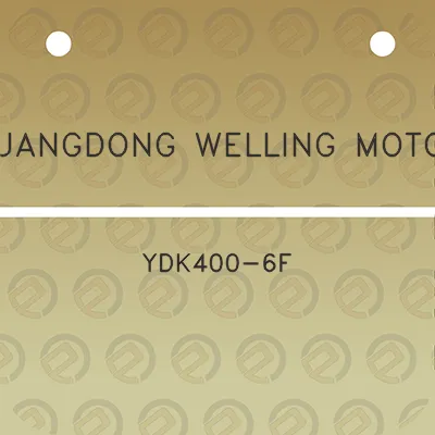 guangdong-welling-motor-ydk400-6f